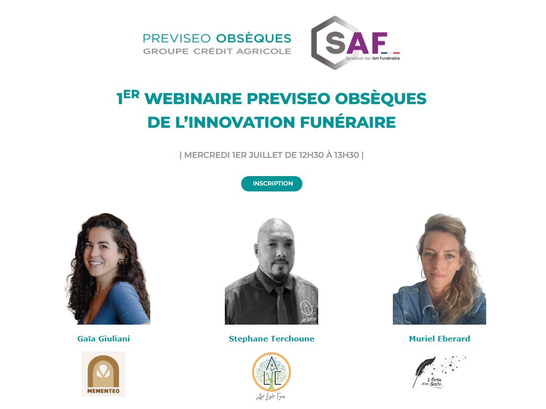 Webinaire de l'innovation funéraire